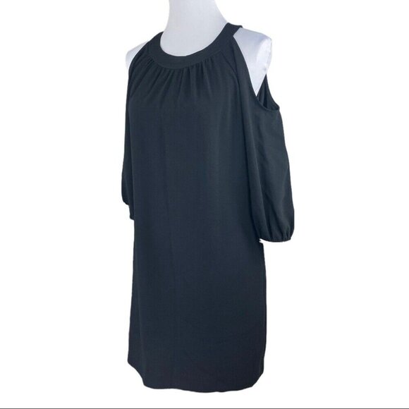 Trina Turk Women's Black Cold Shoulder Embellished Designer Party Dress 2/C34 - Picture 5 of 9